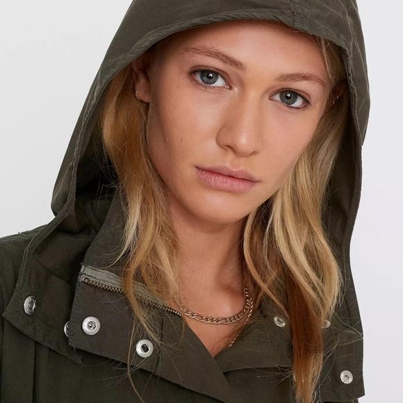 URBAN Outfitters BDG Olive Green Berks Parka Jacket - Size Small - Picture 4 of 16